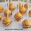 Basquetball drizzle Cakepops