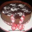 Chocolate Orange Pecan Brownie Cake