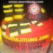 Firefighter Cake