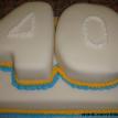 Birthday Number 40 Cake