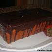 Chocolate Glazed Pound Loaf Cake