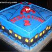 Spiderman Buttercream Cake